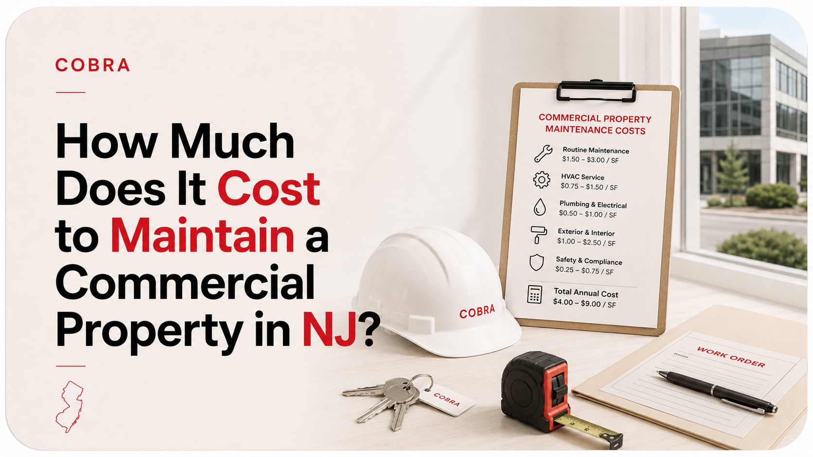 How Much Does It Cost to Maintain a Commercial Property in NJ?