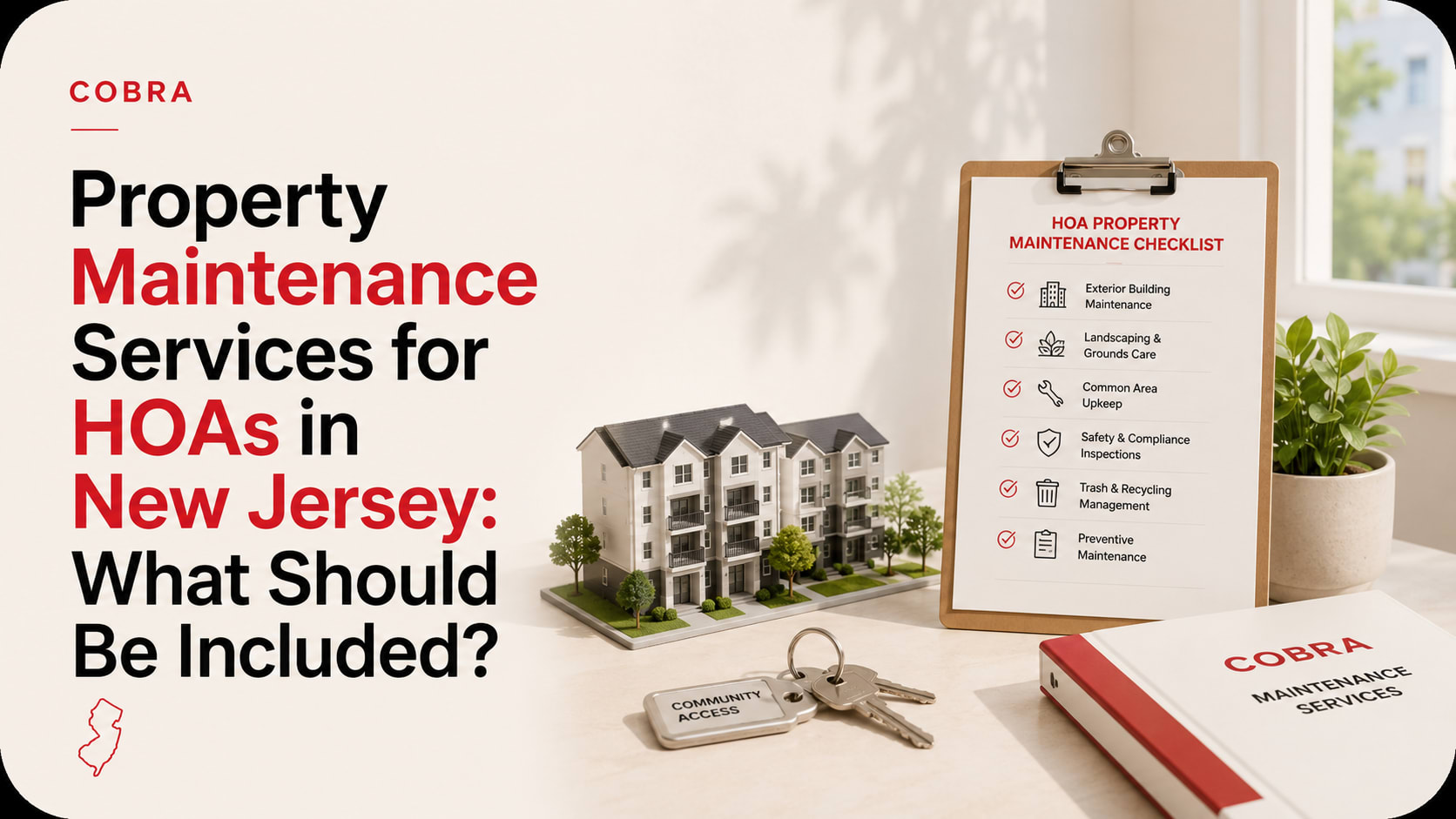 Property Maintenance Services for HOAs in New Jersey: What Should Be Included?