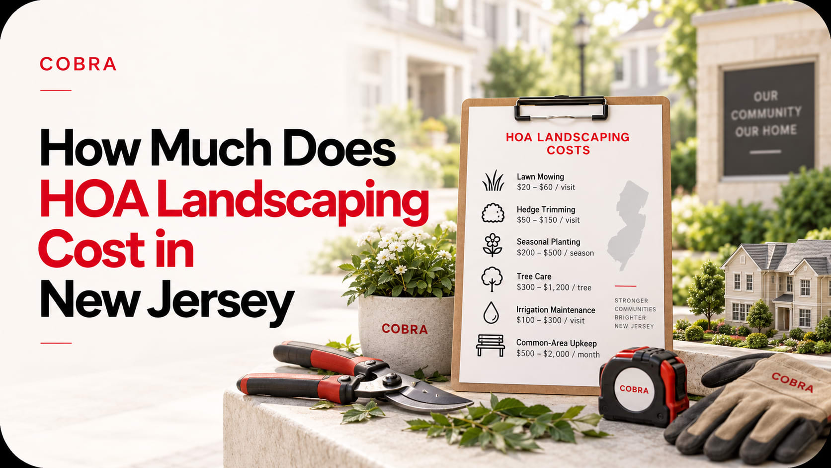 How Much Does HOA Landscaping Cost in New Jersey