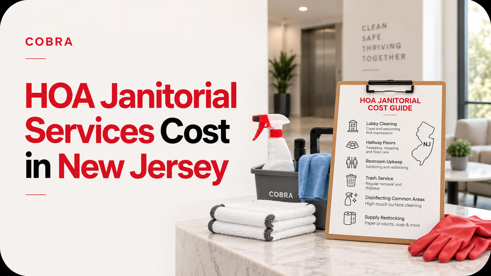 HOA Janitorial Services Cost in New Jersey