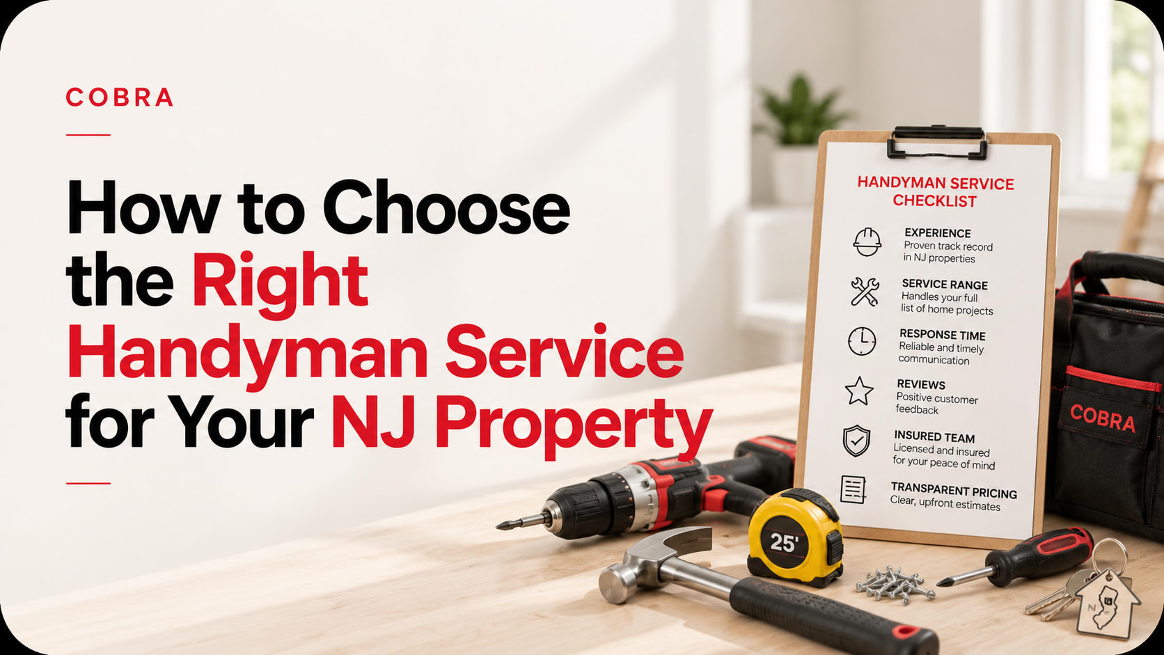 How to Choose the Right Handyman Service for Your NJ Property