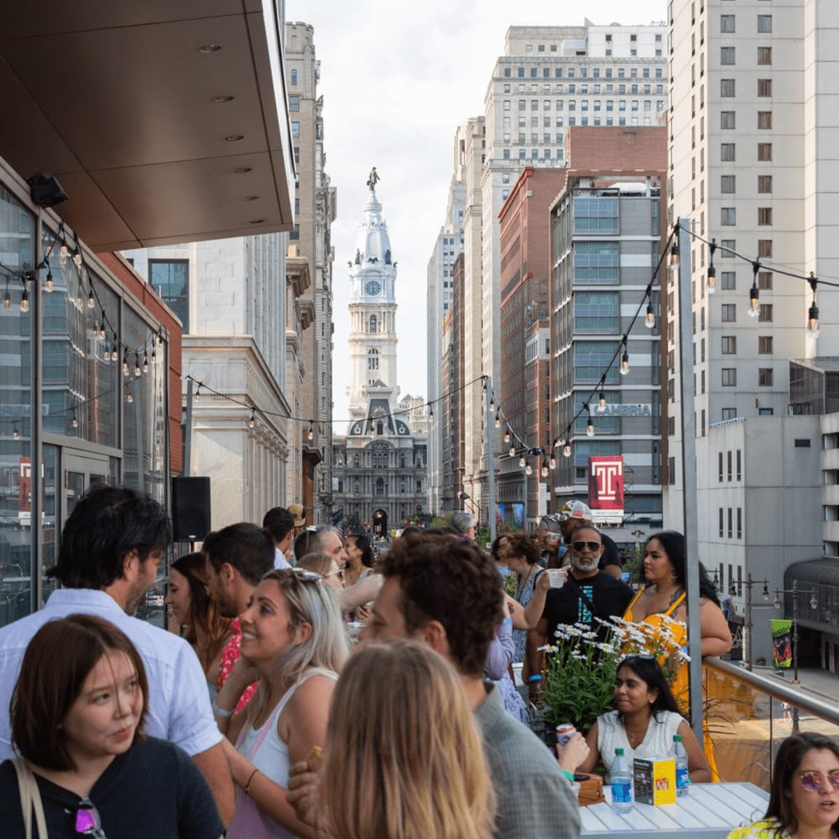 Center City District SIPS Balcony Bar at Curtain Call