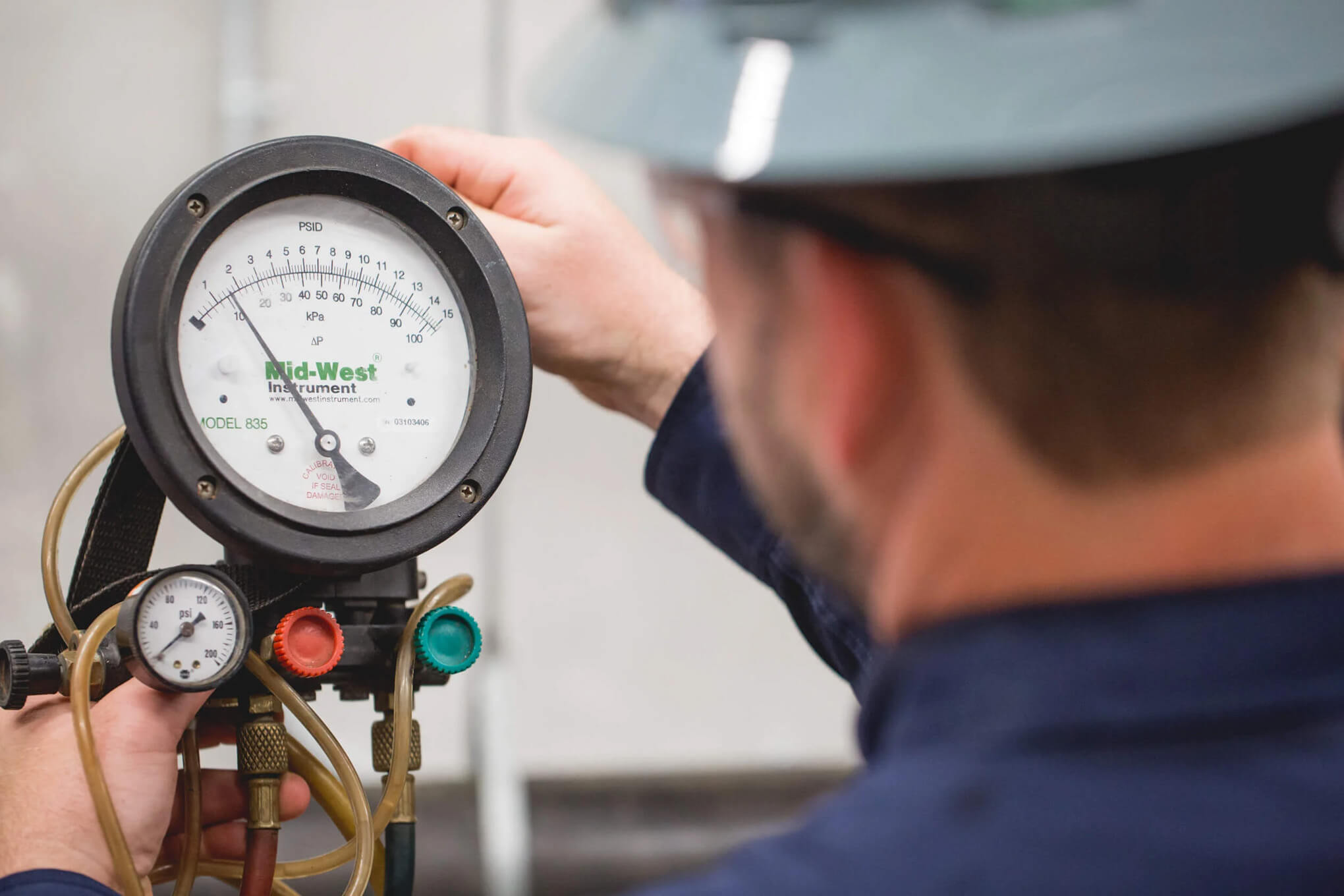 Industrial backflow testing in Nisku