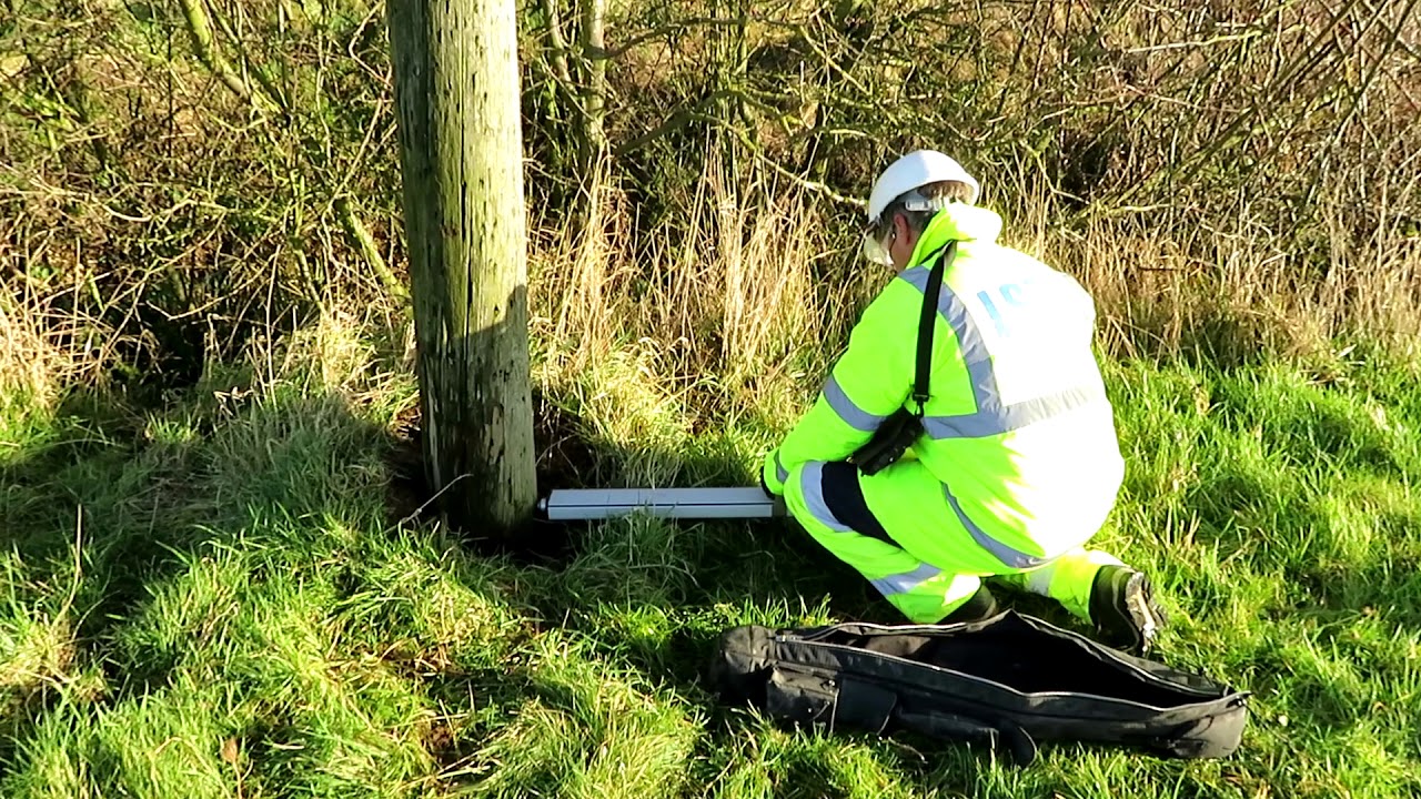 Professional utility pole inspection services