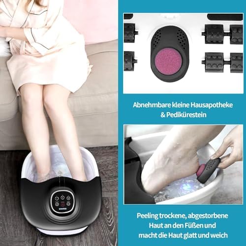 Vue 4 de Bain De Pieds Pliable