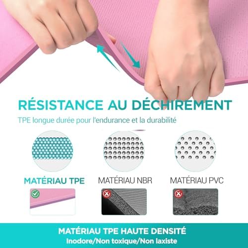 Vue 4 de Outdouse Tapis De Yogatapis