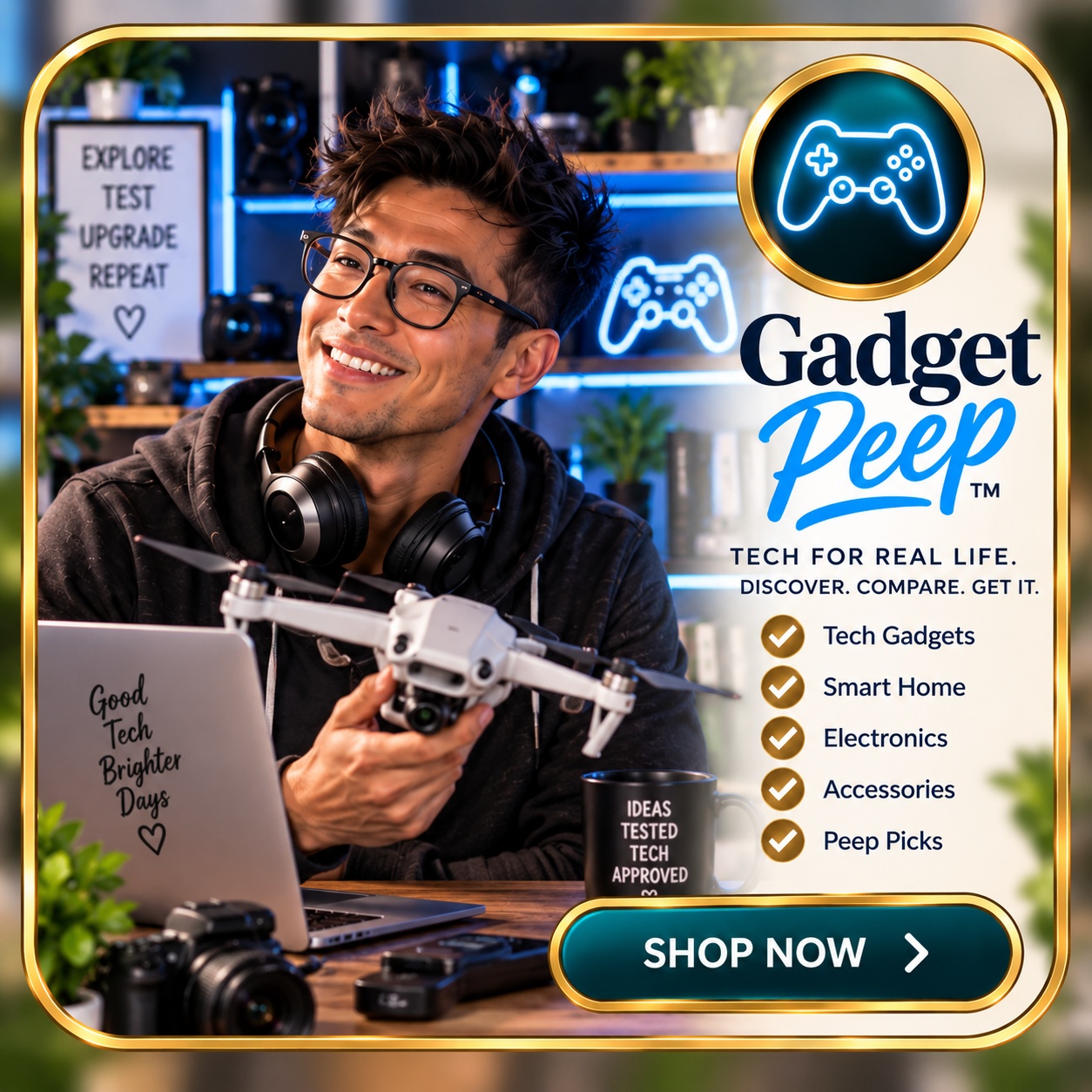 Gadget Peep shop card