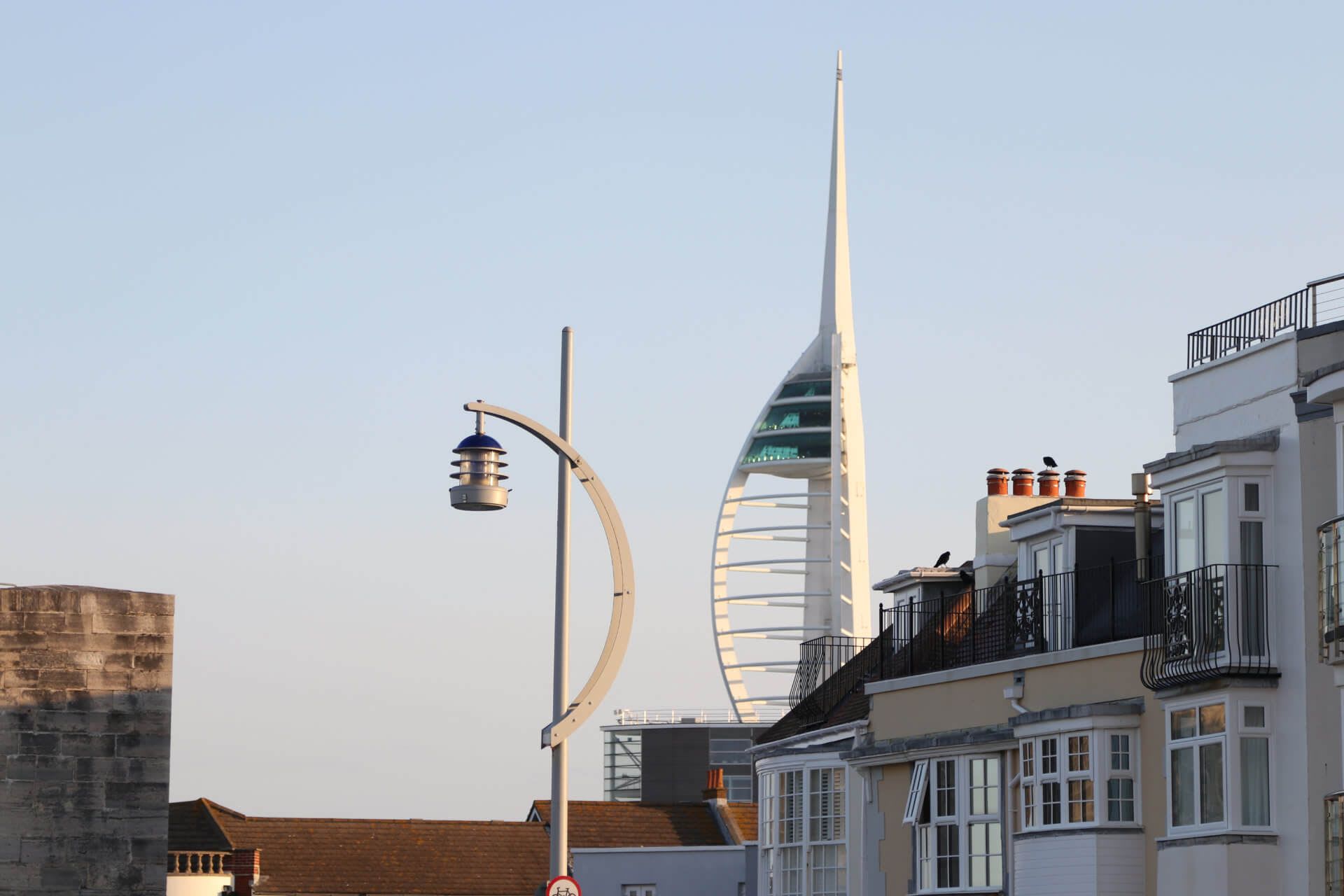 southsea view of spinnaker tower