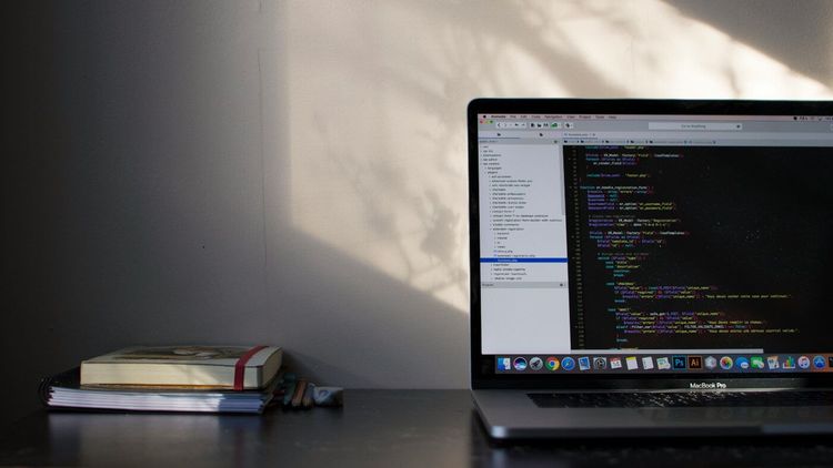image of a laptop on a desk