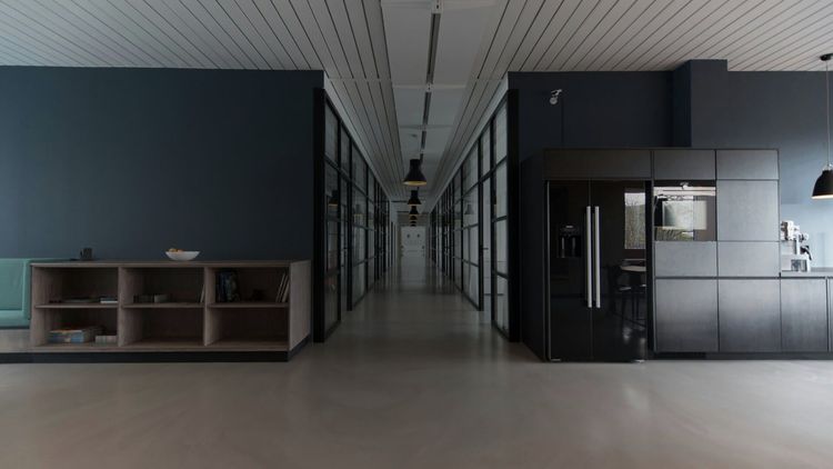 image of an office fit out - kitchen