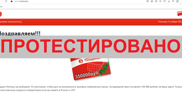 Программа лояльности Пятёрочка