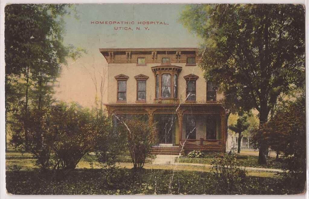 The Utica Homeopathic Hospital in New York.