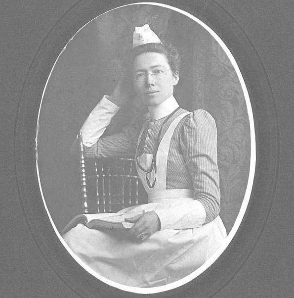 This is Miss Ida Jane Anderson, she was the first registered Nurse in New York State from the Roches...