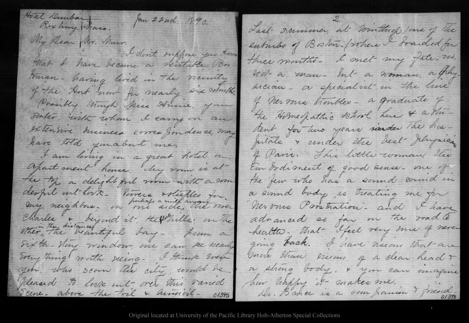 A letter about a Homeopath