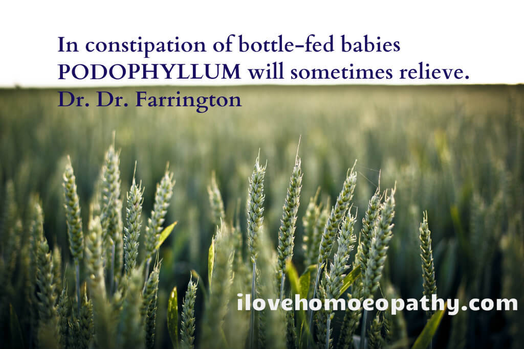 Homeoapthy for constipation of bottle-fed babies!