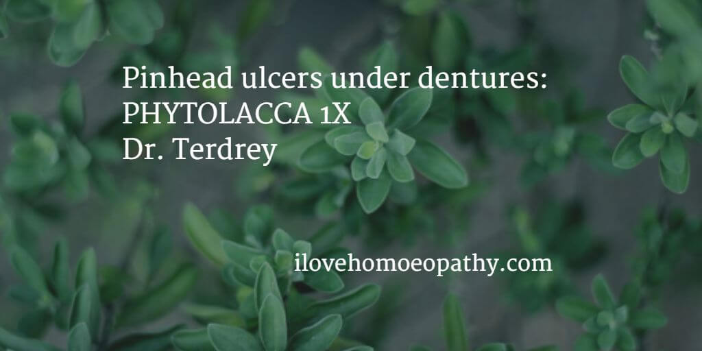 Pinhead ulcers