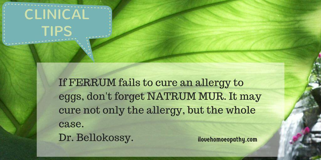 Allergy to eggs.