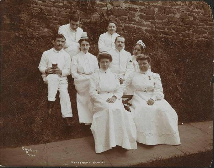 Staff at the Hahnemann Hospital