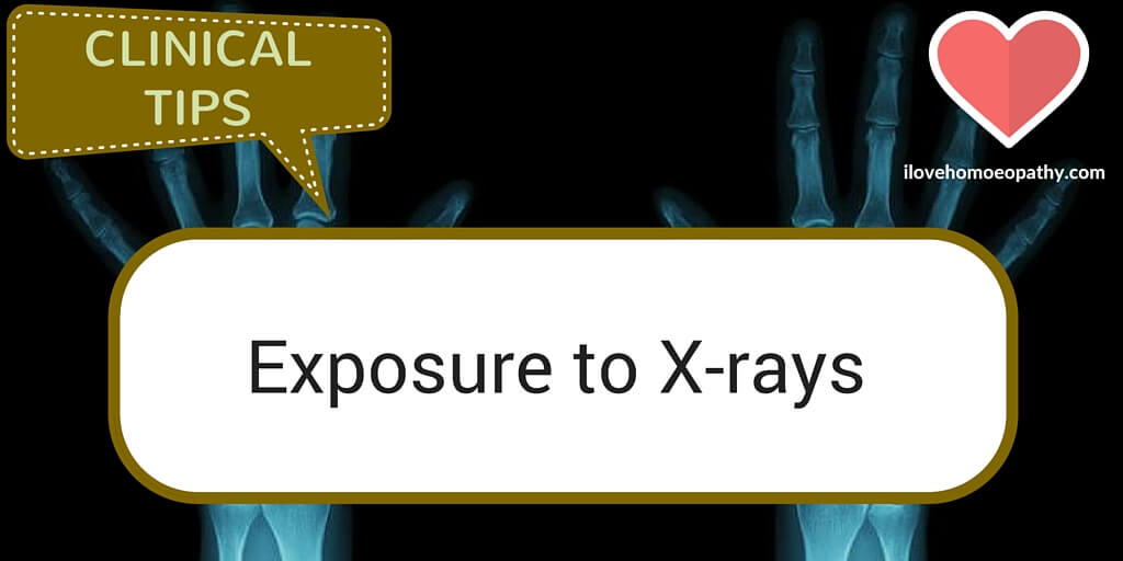 Exposure to X-rays