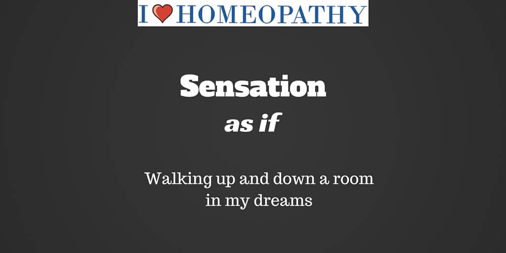 SENSATIONS AS IF