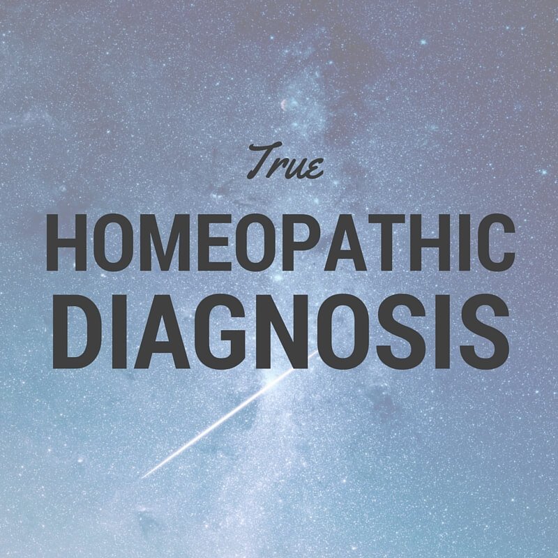 HOMEOPATHIC DIAGNOSIS