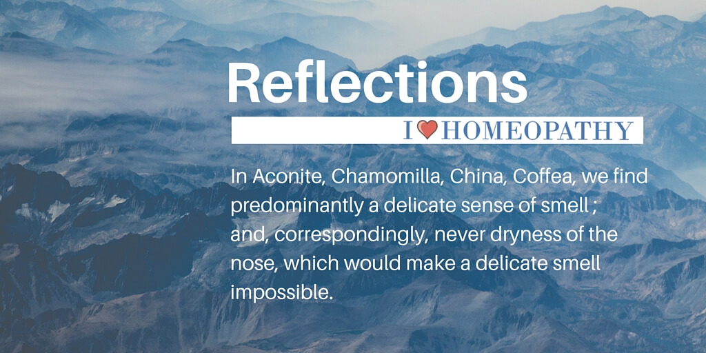 HOMEOPATHIC REMEDY REFLECTIONS