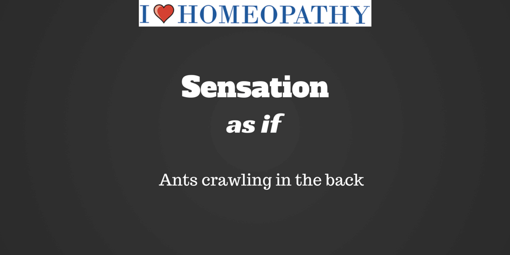 SENSATION AS IF