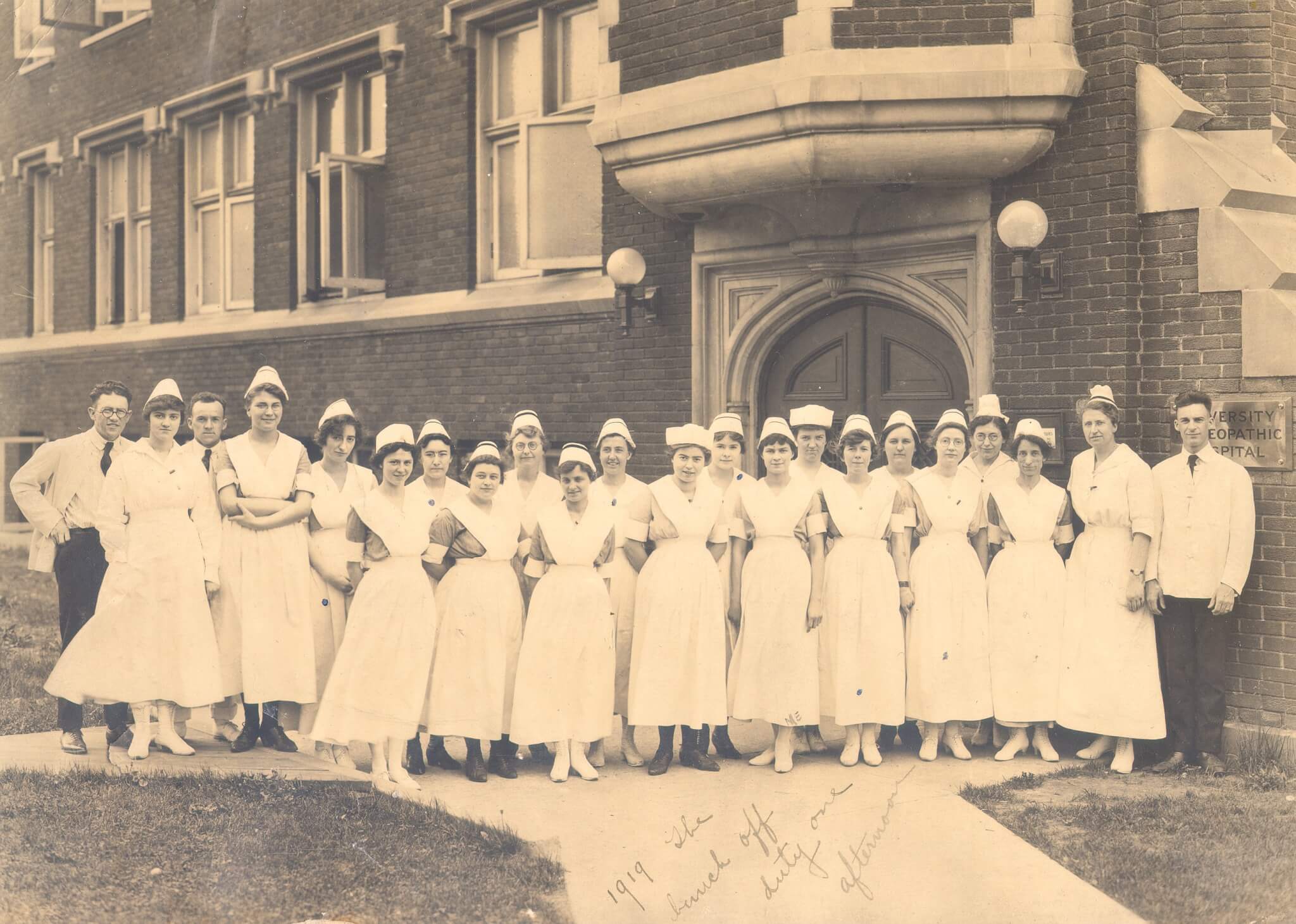 Homeopathic Staff of the OSU Homeopathic Hospital - 1919