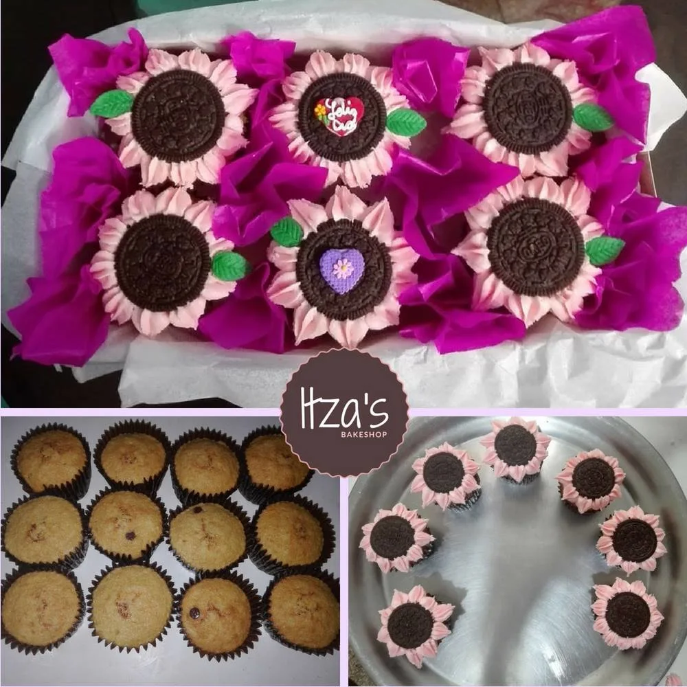 Flowers cupcakes