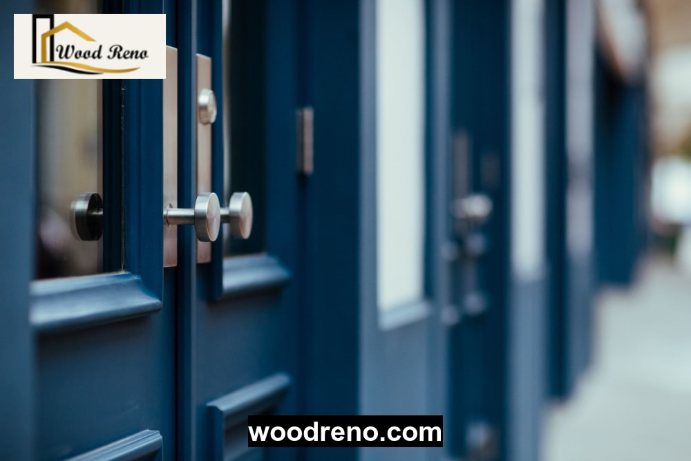 Infographic comparing pros and cons of door paint and polish specifically for Pakistani wooden doors and climate