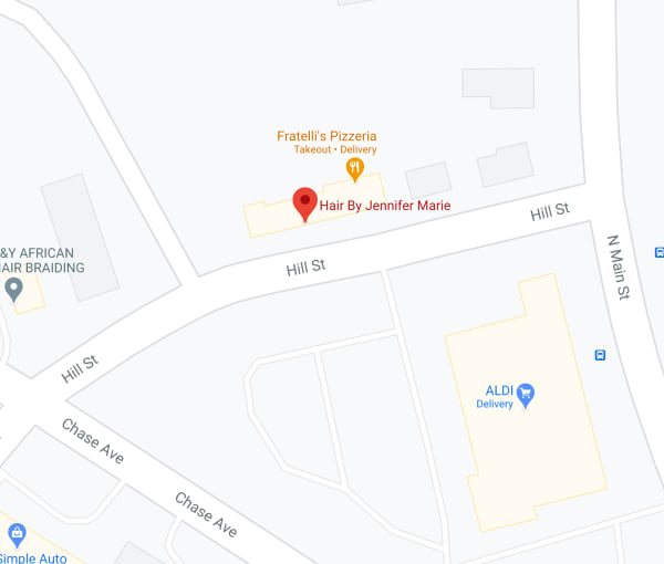 Google maps image of salon