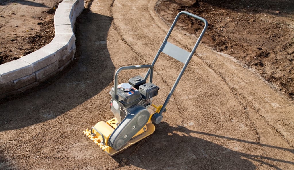 Compacting Base Course How To Build Retaining Wall Stairs?