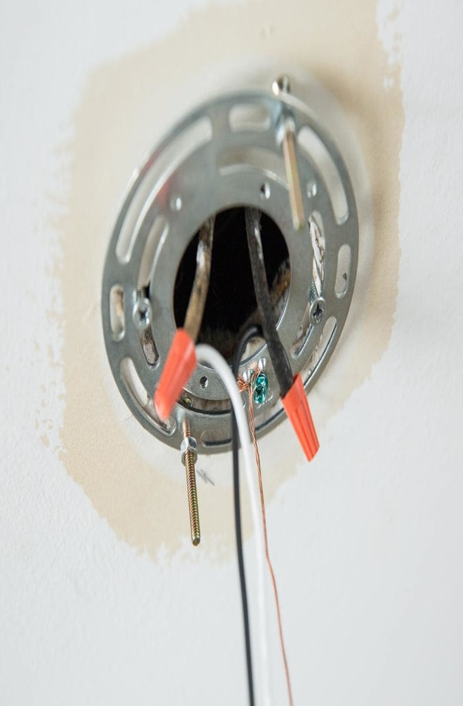 Connect the Sconce to the Box and Wire