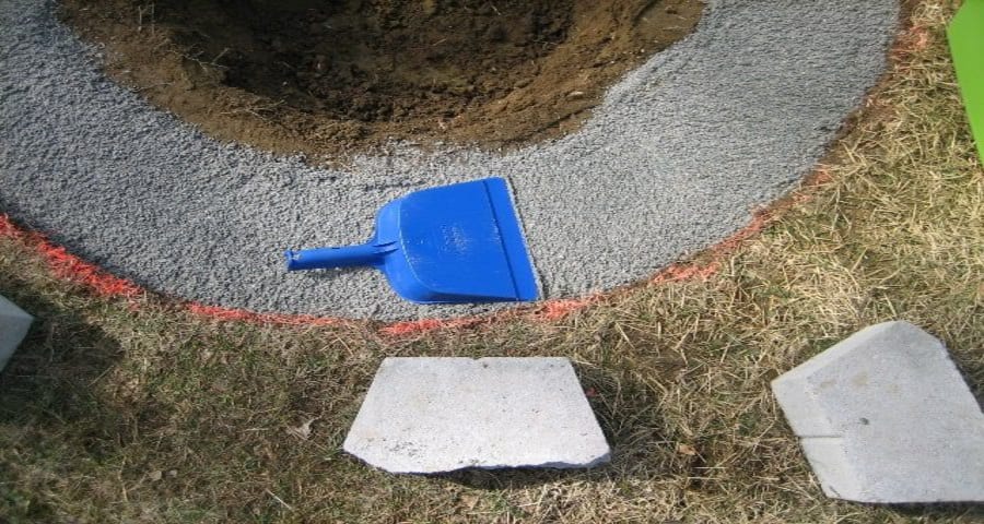 Add gravel to the base