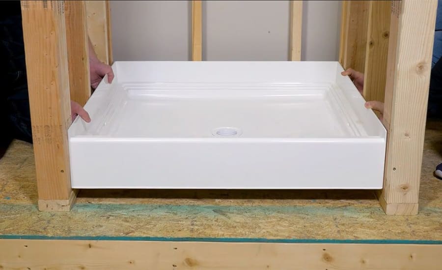 Install the Shower Pan