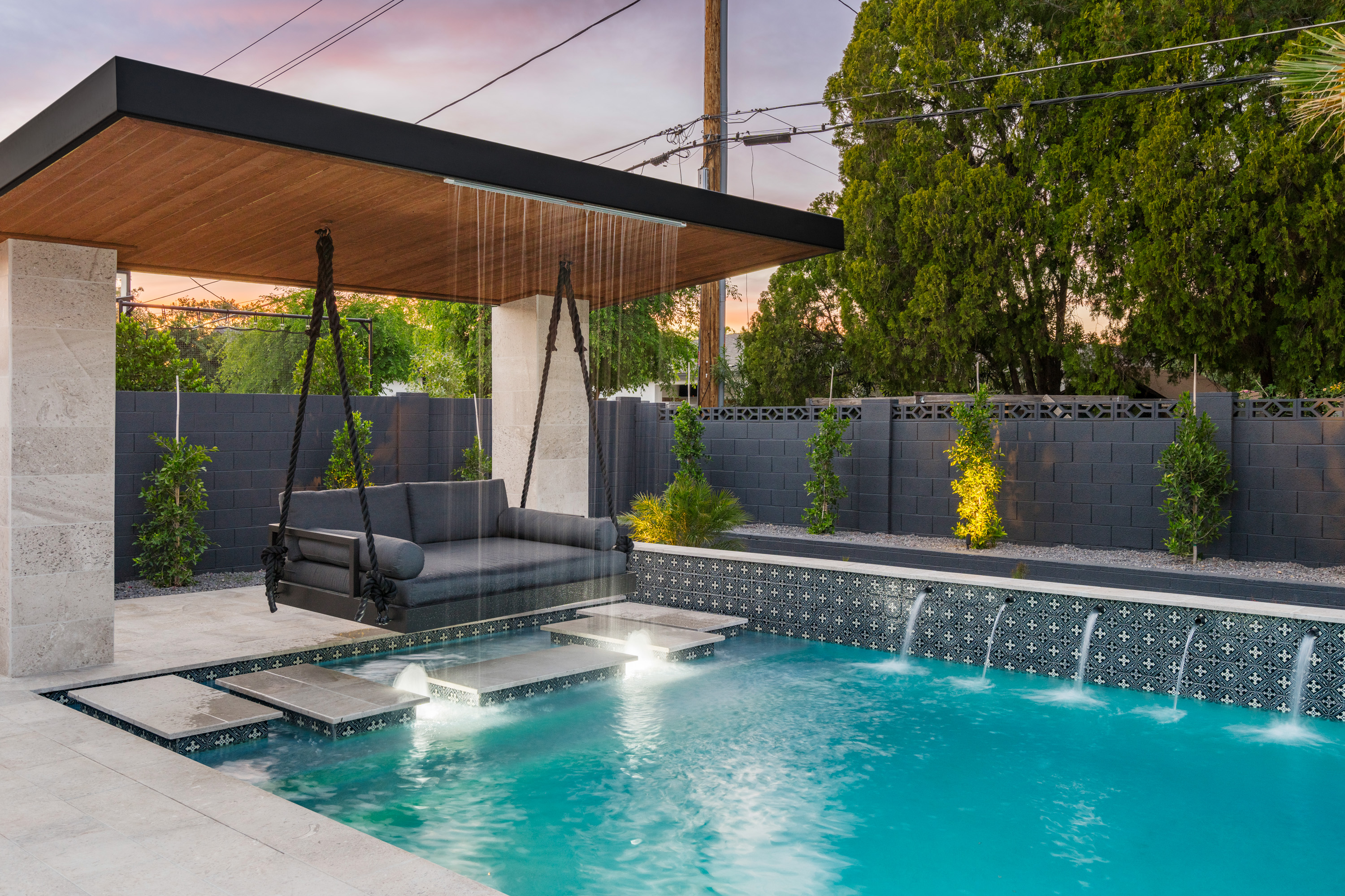 Scottsdale Hardscape outdoor living space