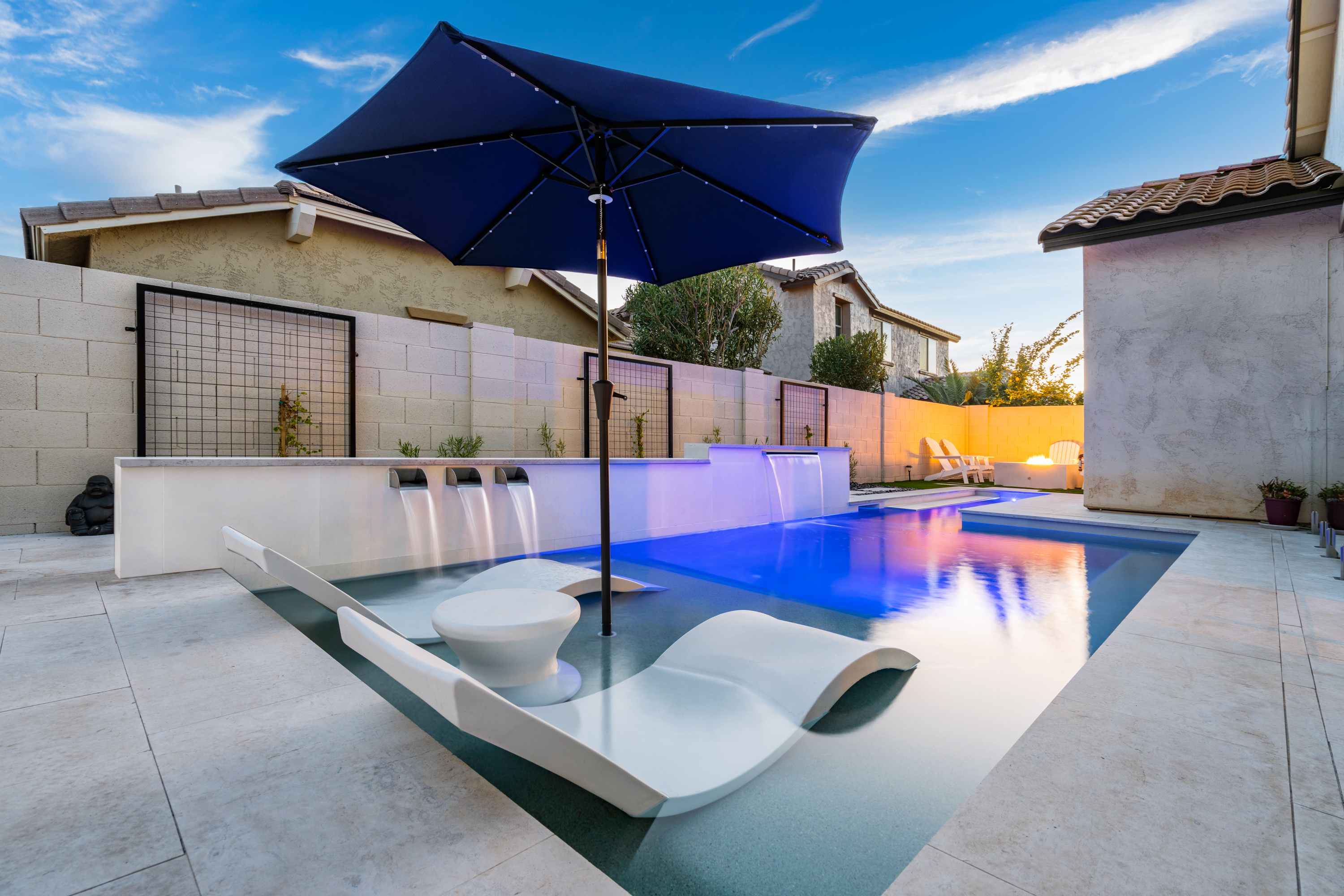 Paradise Valley New Build outdoor living space