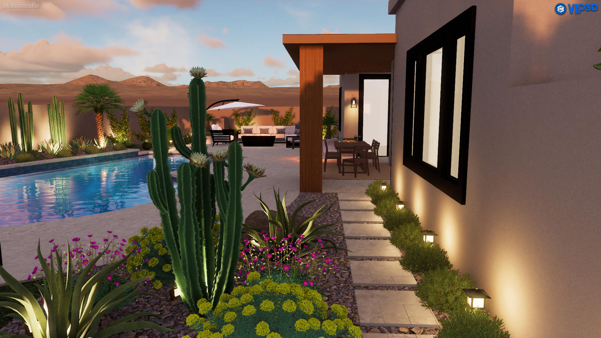 Sumners Residence 3D rendering