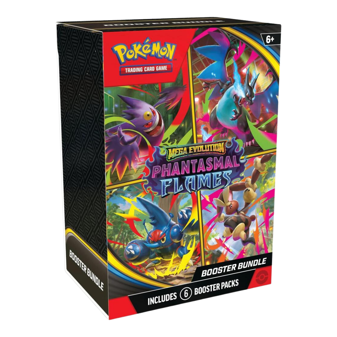 Pokémon - Mega Evolution: Phantasmal Flames Booster Bundle (6 Packs) - Phantasmal Flames (Booster Bundle) ürün görseli