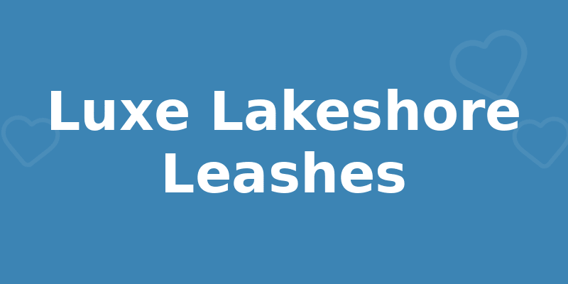 Luxe Lakeshore Leashes