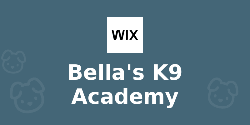 Bella's K9 Academy
