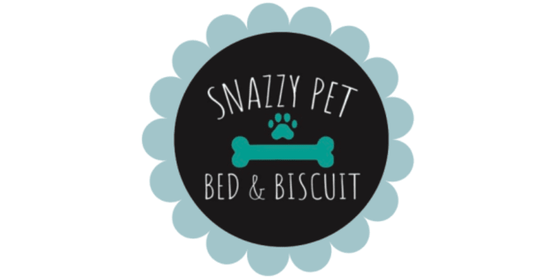 Snazzy Pet Bed & Biscuit