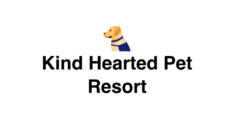Kind Hearted Pet Resort