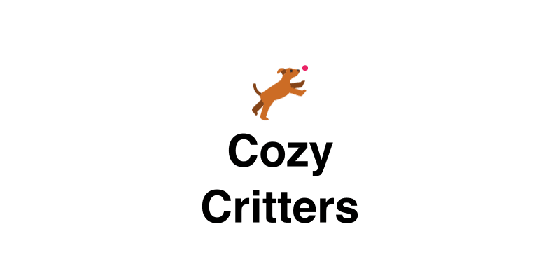 Cozy Critters