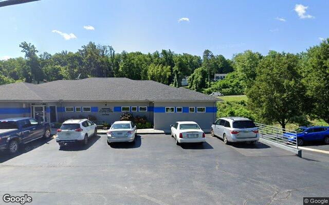 Street-level view near Animal Care Associates