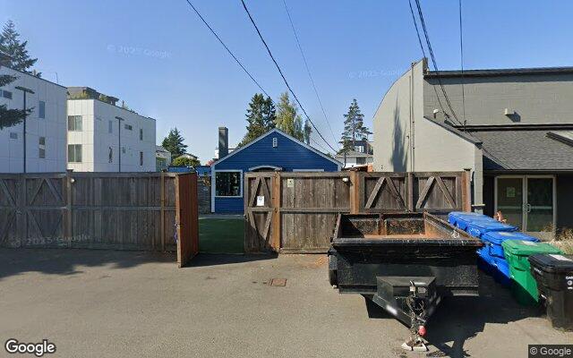 Street-level view near Rocket Dog Care