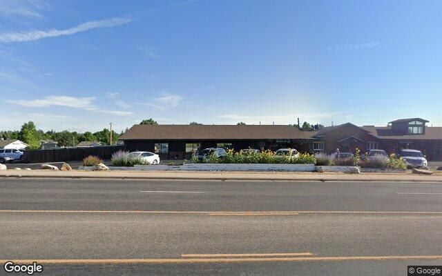 Street-level view near Broadmoor East Pet Retreat