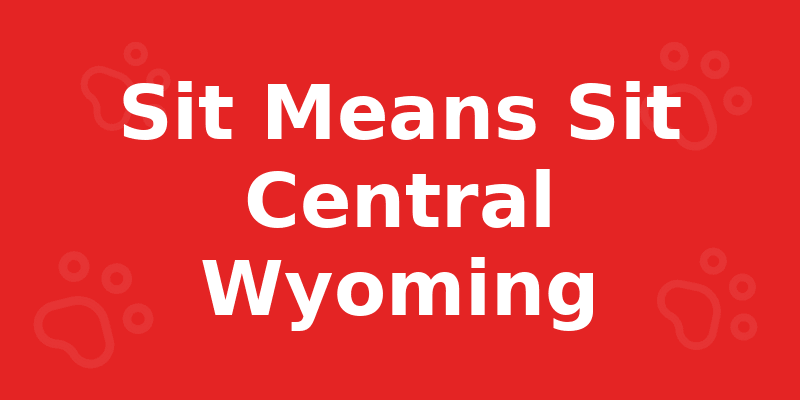 Sit Means Sit Central Wyoming