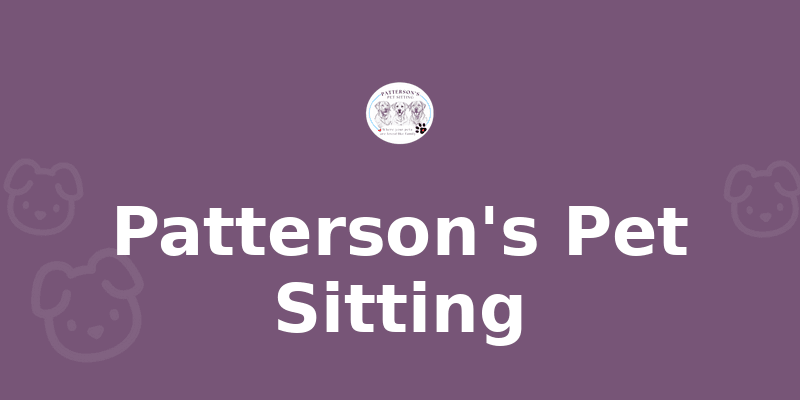 Patterson's Pet Sitting