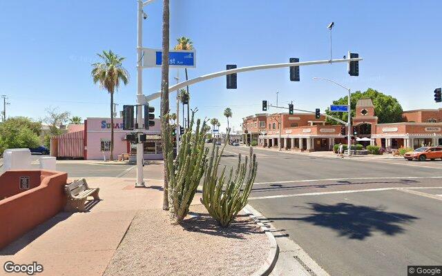 Street-level view near Premier Scottsdale Pet Care